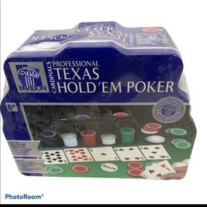 Texas Hold ‘Em Poker 200 Chip Game set NEW